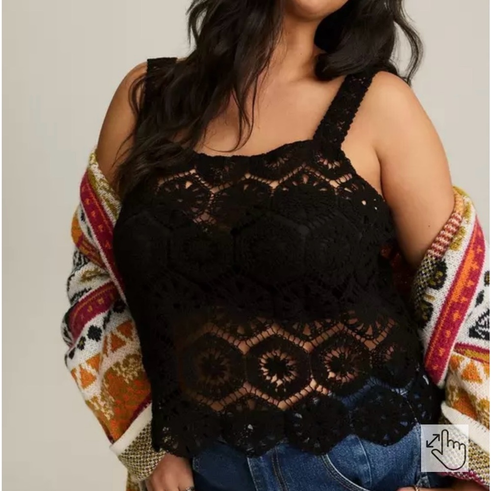 Festi from Torrid - Crochet Tank - Size 12